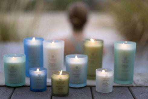 Chesapeake Bay Candle Scented Candle, Stillness + Purity (Rose Water), Medium Jar, 8 Ounce, Home Décor...