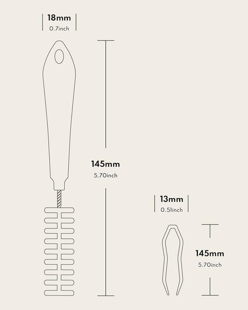 Homerunpet Pet Water Fountain Cleaning Kit, Brush and Tweezers, Fit Most Pet Water Fountains...