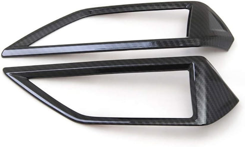 Kadore for 2018-2023 Subaru Crosstrek/Impreza Center Air Vent Trim Cover | Carbon Fiber Style ABS Frame 2-Piece Set | Sport/Limited/Premium Interi...
