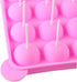 CCINEE 20 Cavity Silicone Cake Pop Mold with 30 pcs of Clear Cellophane Treat Bags 20 pcs Lollipop Sticks and 30 pcs Twist Ties in 6 Colors for Ca...