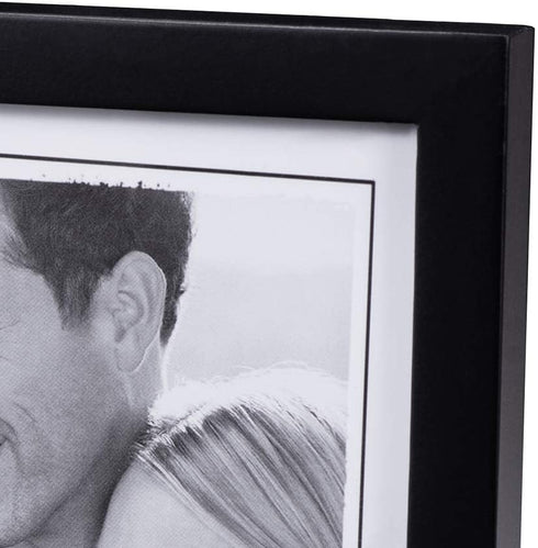 Malden International Designs Black Concept Wood Picture Frame, Double Vertical, 2-5x7, Black...