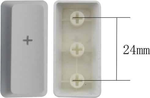 104 Keyset Keycap ABS White Backlit Replacement Key Cap Covers for 104 Keys Mechanical Keyboard...