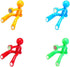 Creative Wall Climbing Villain Refrigerator Magnets, Magnet Key Hanging (Orange, Blue, Red, Green)...