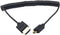 Duttek Extreme Thin Coiled Micro HDMI to HDMI Cable 6FT/1.8M, HDMI to Micro HDMI 2.0 Cable Compatible 4K@60Hz, 1080P, 4K, 3D, and Audio Return Cha...