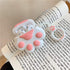 Cute Case for Airpods Pro, Silicone Cats Paw Shark Animal Cartoon Protective Soft Cover Skin with Anti-Lost Keychain (Cat Paw)...
