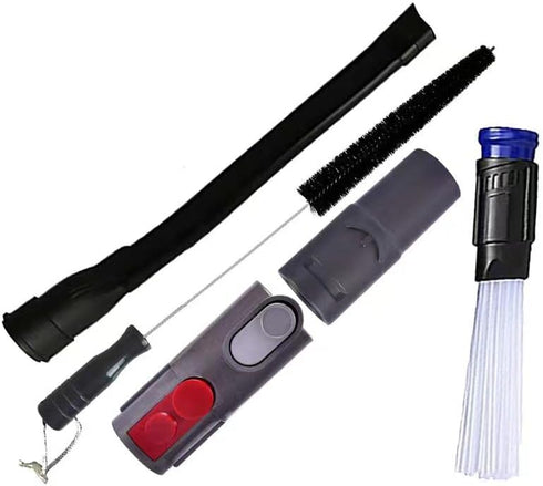 Dryer Vent Cleaner Kit 4 Pack Dryer Lint Brush Vent Trap Cleaner Long Flexible Refrigerator Coil Vacuum Attachment