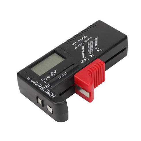 Battery Tester, Model BT-168D Battery Checker for AAA C D 9V 1.5V Button Cell Batteries...
