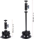 Suction Cup Mount for Insta360 One X4 X3 X2 Go3, Car Windshield Window Sunroof Mount with Phone Holder Adapter Compatible with GoPro Hero 12 11 10...
