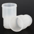 stonylab Silicone Stopper with Thread, 24# Natural Silicone Septum Stopper Fit for 24/40, 24/29 Outer Joint Lab Glassware, Sleeve Type, Pack of 10...