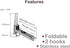 MOTONG Stainless Steel Microwave Oven Wall Mount Stand Holder Shelf with Removable Hook...