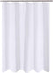 N&Y HOME Fabric Shower Curtain Liner 60 x 72 inches Bath Stall Size, Hotel Quality, Washable, Water Repellent, White Bathroom Curtains with Gromme...