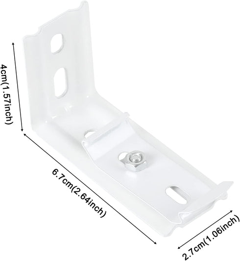 Homebox Zebra Roller Window Blinds Mount Hardware Bracket and Installation Accessories for Inside and Outside Mount...
