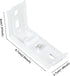 Homebox Zebra Roller Window Blinds Mount Hardware Bracket and Installation Accessories for Inside and Outside Mount...