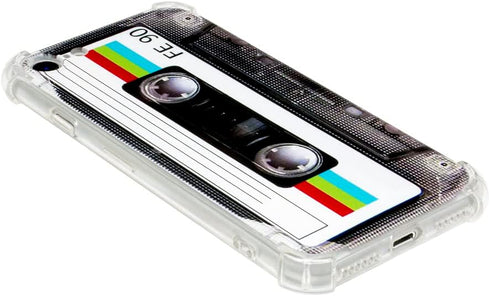 FAteam Case for iPhone SE (2022/2020) & iPhone 7/8 with Reinforced Corners TPU Soft Bumper Anti-Scratch Back Retro Cassette...