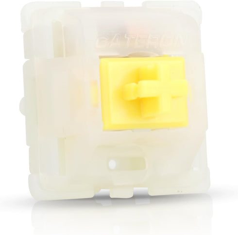 Gateron Milky Yellow Pro switches Keyboard switches pre lubed for Mechanical Keyboard(70PCS)...