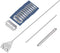 HOTOOLME Aquarium Scraper, 25.6" Stainless Steel Scraper Cleaning Razor with 10 Blades for Glass Aquarium Fish Tank...