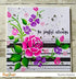 CrafTreat Rose Stencils for Painting on Wood, Canvas, Paper, Fabric and Wall - Bouquet of Roses - Size: A4 (8.3 x 11.7 Inch) - Reusable DIY Art an...