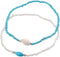 O Boho Beaded Anklets Layered Shell Anklet Bracelet Blue White Stretchy Elastic Foot String Jewelry for Women...