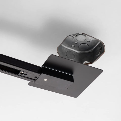 mirrea Black H Type Live End Connector for Ceiling Track Lighting...