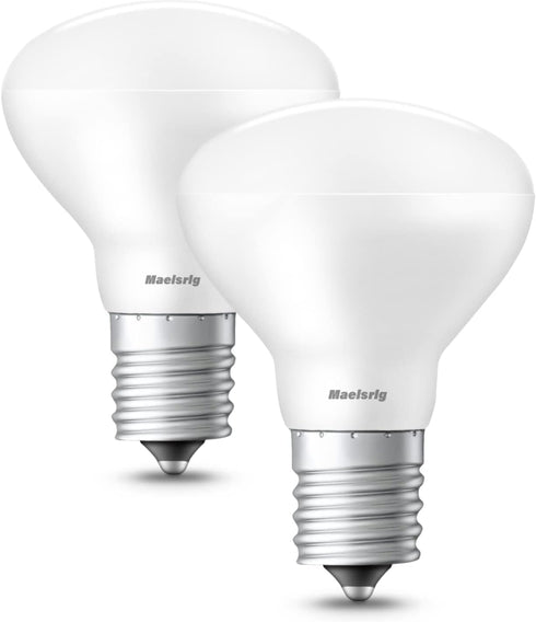 E17 R14 LED Bulb Dimmable 4W(40W Equivalent) Small Light Bulb, E17 Intermediate Base, 300 Lumens, Curio Cabinet Light Bulb, Daylight White 5000K, ...