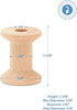 Hourglass Wooden Spools 1-1/8 x 7/8-inch Pack of 25 Birch Wood spools for Crafts and Unfinished Wood Ornaments by Woodpeckers...