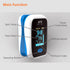 Fingertip Pulse Oximeter Blood Oxygen Saturation Monitor, Blood Oxygen Saturation Monitor for Heart Rate,Fingertip Pulse Oximeter (Off-White with ...