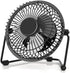 xasla 4 Inch Small USB Desk Fan, Mini Quiet Fan with Metal Construction & Strong Airflow & 360°Adjustable Tilt Angle, Personal Cooling Fan for Des...
