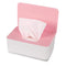 NOVWANG Wipes Dispenser, Baby Wipe Holder, Keeps Wipes Fresh, Refillable Wipe Container Baby Wipes Case for Bathroom Wipes Pouch Case, Pink...