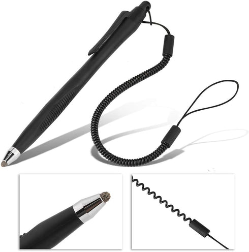 2 Pcs Portable Spring Rope Stylus Pen, Scratch Proof Pen with Stylus Tip Touch Pen for Touchscreen, Stylus Pen for Touch Screens Touch Pen for Dra...