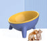 Tilted Cat Bowl 15° Slanted Dog Bowl Non-Slip Raised Pet Food Bowl with Triangular Stand for Small Pets Non-Spill Cat Supplier Feeder Bowl 9.2 Oun...