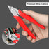 MONVICT 5 Inch Micro Wire Cutters, Flush Cutters with Ultra Sharp Cutting Edge & Opening Spring Precision Small Side Cutting Pliers Tools Perfect ...