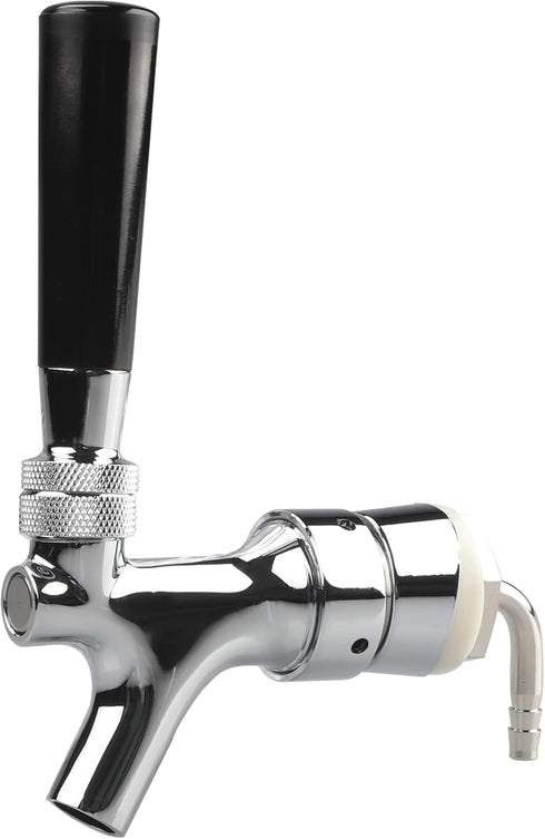PERA Draft Beer keg Faucet Chrome Plating Tower Tap dispenser beer shank faucet Shank Tap Kit For homebrew kegerator keg kegging...