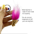 10Pack Cute TROLL DOLLS Key ring Crazy Colour Hair Figurine Kids Toy Party Decoration Good Luck Dolls Keychain Key holder...
