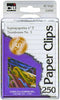 Charles Leonard Paper Clips in Reusable Box, Vinyl Coated, #3, 28mm, 250/Box (79028)...