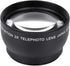 52mm 2X Magnification HD Teleconverter,Telephoto Lens,Waterproof,for 52mm Mount Camera...