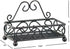 Decorative Sponge Holder for Kitchen Sink by Home Design | Scroll Design in Steel with Bronze Finish | Raised Feet and Raised Back | Caddy Organiz...