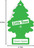 LITTLE TREES Air Fresheners Car Air Freshener. Hanging Tree Provides Long Lasting Scent for Auto or Home. Green Apple, 24 Air Fresheners...