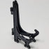 BANBERRY DESIGNS Black Folding Dislay Easels - Pack of 20 Display Easels - Curved Folding Stands - Hinged Table Card Holders. Measurements are 3" ...