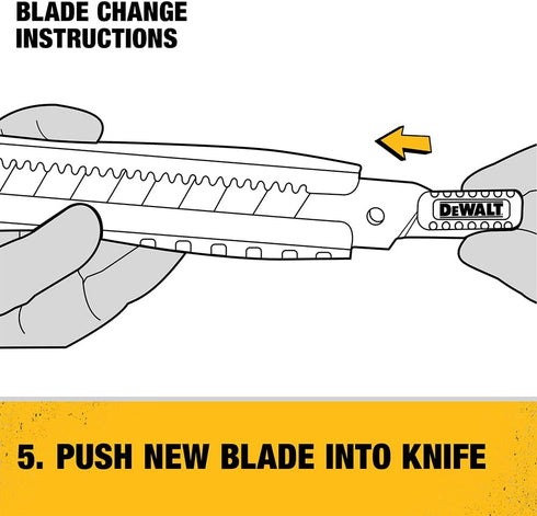 DEWALT Utility Knife, Heavy Duty Cutter with Snap-Off Blade, 18mm (DWHT10038)...