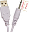 2 Packs USB to DC 2.5mm Adapter Charger Cable Replacement Fast Charging Cord for Replacement Device...