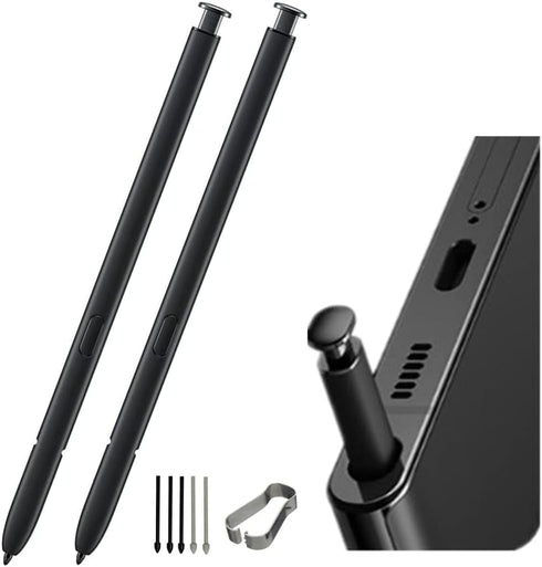 2Pcs S22 Ultra Stylus S Pen Replacement for Samsung Galaxy S22 Ultra Without Bluetooth (Phantom Black)......