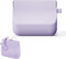 Silicone Headphone Organizer Wired Earbud Case Pouch, Portable Data Cable Organizer Case, Silicone Coin Purse Pouch Change Holder for Women and Me...