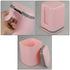 1/2 Gallon Tiny Countertop Trash Can, Push-Button (Pink)...