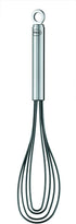 Rosle 95656 Stainless Steel & Silicone Flat Egg Beater Whisk 10.4 Inch, Silver...