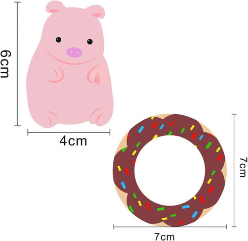Artec360 Pig Love Donut Needle Felting Kits 70s (19um) Grade Merino Wool - Needles, Finger Guards, High-Density Foam Mat, Instructions...