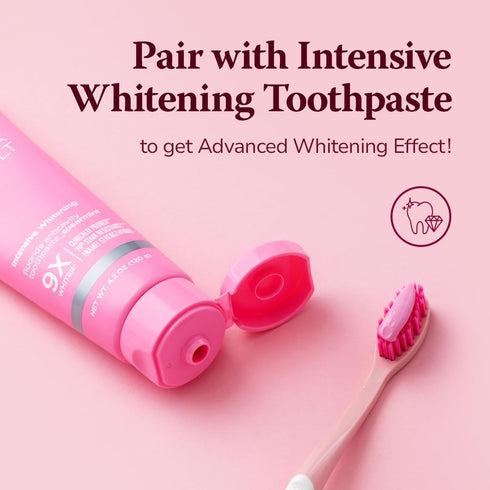 Whitening Toothbrush - Medium Toothbrushes for Adults, Plaque Remover for Teeth, 9Mils High Strength Soft Bristle Toothbrush, Oral Care for Teeth ...