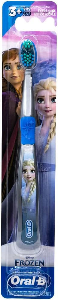 Oral-B Disney Frozen Toothbrush, 3+ YRS, Extra Soft, Elsa Characters -1 Count...