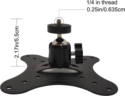 Vertically Mounted Projector Bracket Wall-Mounted Universal Ceiling Wall Projector, 1/4" Screw, Camera Bracket Mini Projector Bracket?2.36in?...