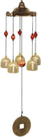 Hooshing Lucky Wind Chimes Tiny Metal Garden Bells Feng Shui Chimes for Home Outdoor Garden Patio Hanging Decor Gift...