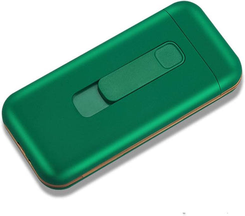 Cigarette Case with Lighter Cigarettes Box Portable 20pcs 100s Slim Cigarettes USB Lighters 2 in 1 Rechargeable Flameless Windproof Electric Light...